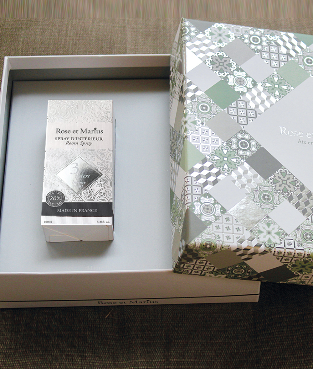 Ароматический диффузор и спрей парфюмированный 100мл Rose et Marius Coffret Encense CAR-ENC