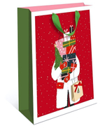 Пакет подарочный бумажный стандарт плюс новогодний 180х223х100 1312.726 (АртДизайн)