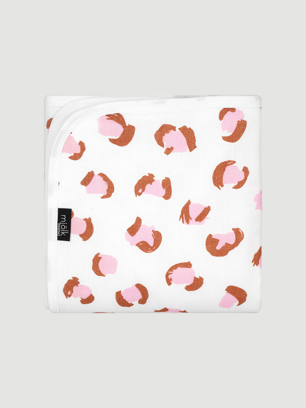 Муслиновое утеплённое одеяло Mjölk Леопард