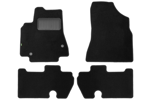 Коврики в салон для PEUGEOT Partner Tepee VP 2008-2012, 2012-2015, 2015-2018, минивэн, 4 шт. (текстиль) KLEVER02380901210KH