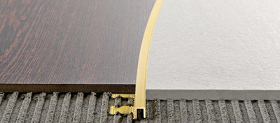 Радиусные, гнутые профили/пороги Progress Profiles Profinal curve PRFONCV 08 для напольных покрытий из ламината, паркета, керамогранита, ковролина, линолеума