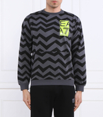 Худи EA7 - серый(3RPM54 PJ05Z)