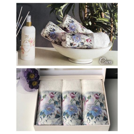 Набор салфеток Cava 3пр по 30х50 TIVOLYO HOME Турция