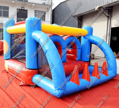 Коммерческий надувной батут "Батутный дрифт" 5,5*3*2,5 м