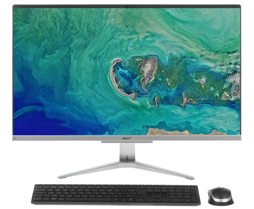 27" Моноблок ACER C27-962 (1920x1080, Intel Core i5-1035G1, RAM 12ГБ, SSD 512ГБ, NVIDIA GeForce MX150, Win 10Pro)