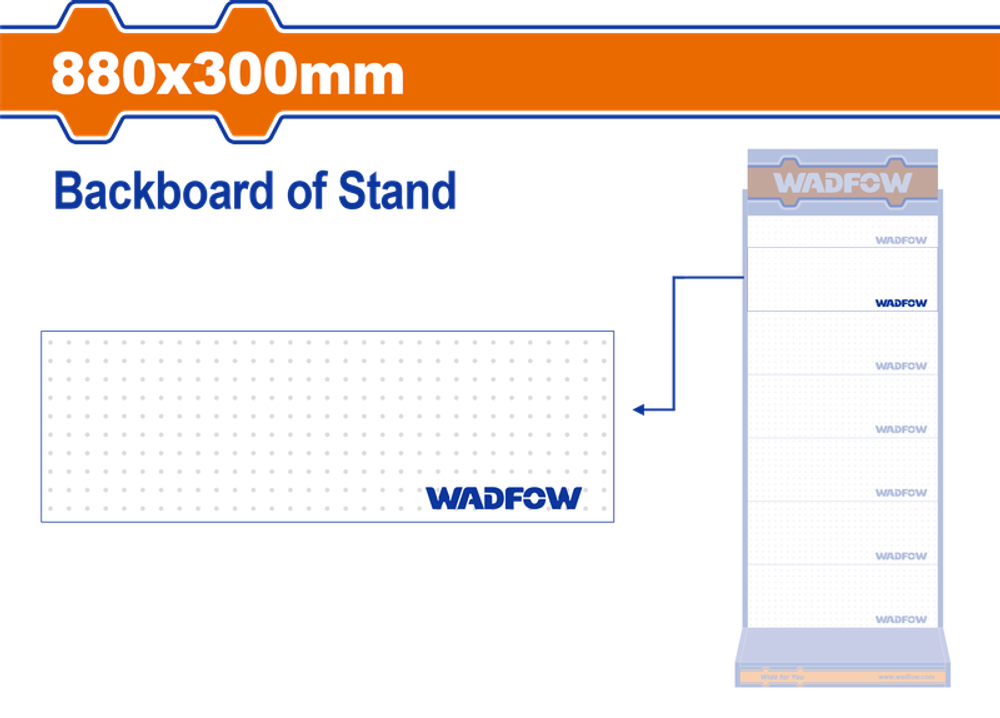 Стенд напольный WADFOW WPJ2A02