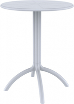 Стол пластиковый Siesta Contract Octopus, серый##серебристый