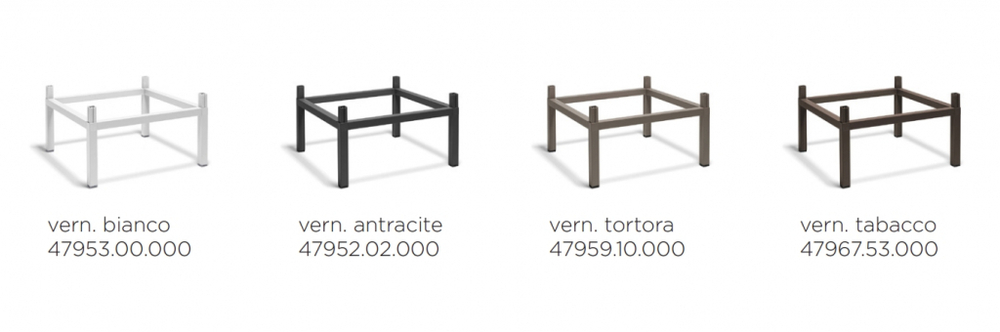 Комплект для увеличения высоты стола Nardi Kit Cube 70 High, антрацит