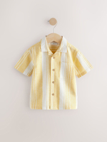 Рубашка с коротким рукавом для мальчика Next AB6-465, Желтый