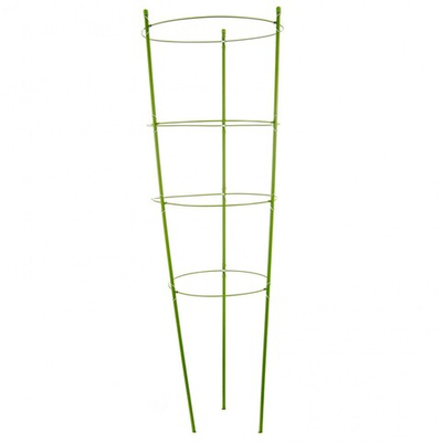 Поддержка для растений круглая H 90 см, металл в пластике, 4 кольца Palisad