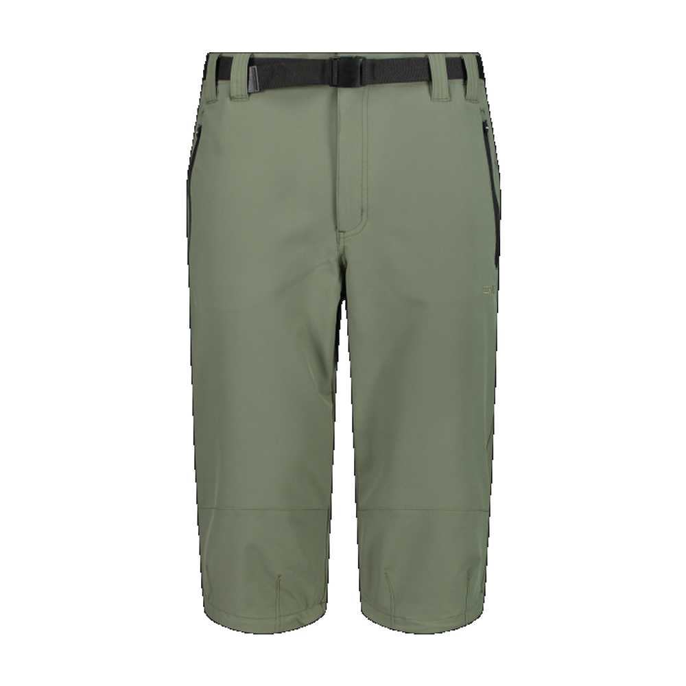 Капри 3/4 мужские CMP Men's stretch polyester Capri pants, артикул 3T51747, цвет SALVIA (E452)