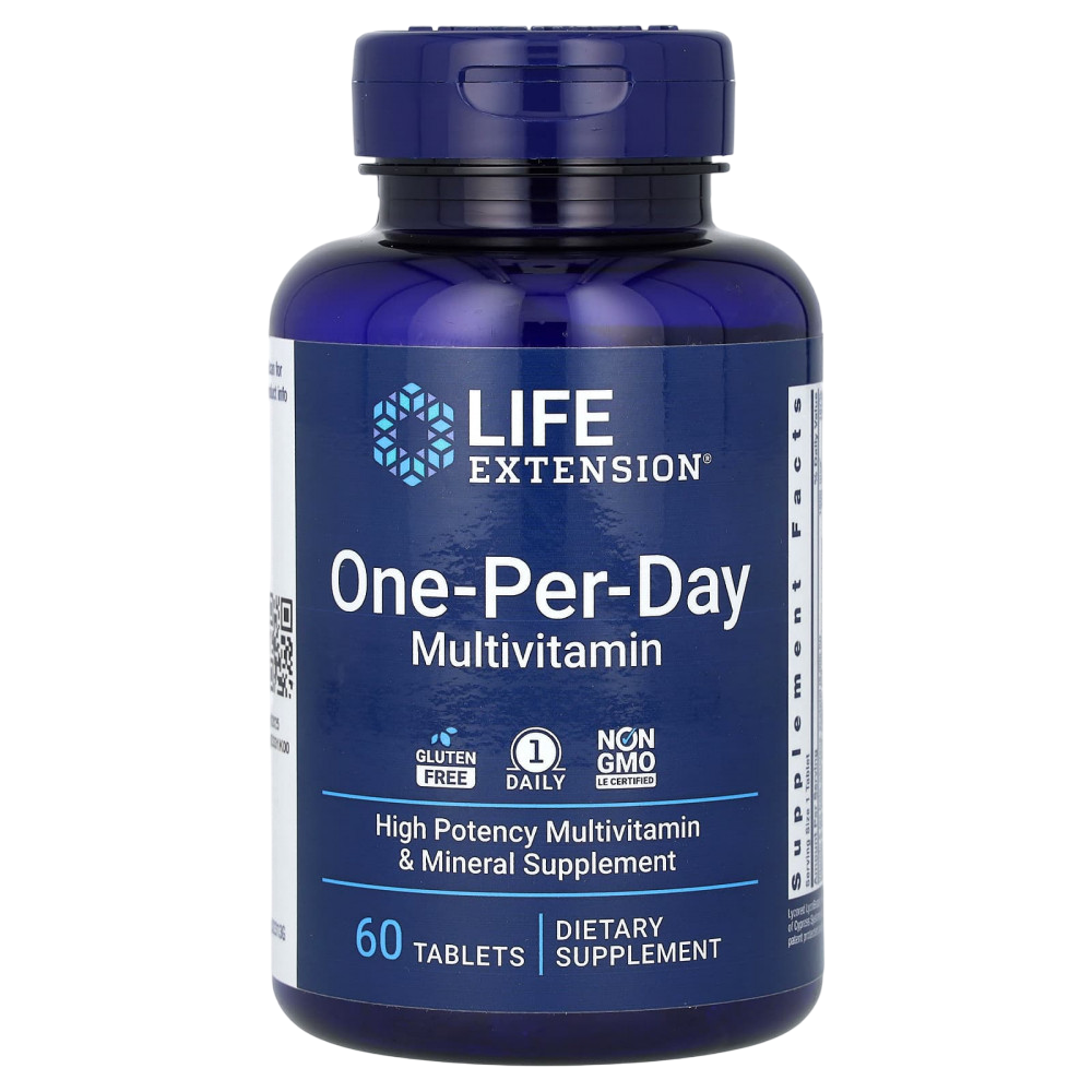 Life Extension One-Per-Day 60 tab, Мультивитамины