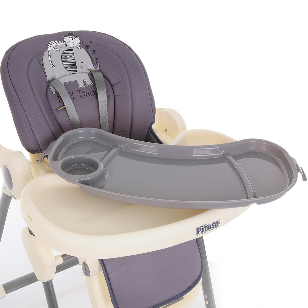 PITUSO Стул для кормления Mimi Grey/Серый