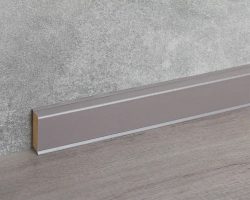 Плинтус ХДФ Doellken Cubu Flex Life 1246 серебро платинум 40x13х2500 мм