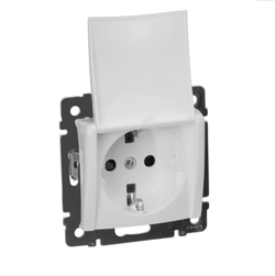 Legrand розетка 4422 с рамкой 1 белая