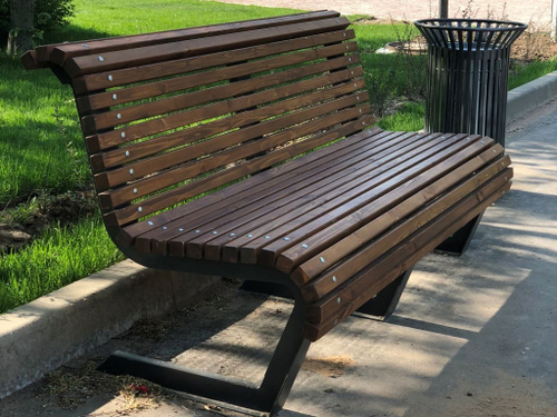 Скамья Мехико (со спинкой)