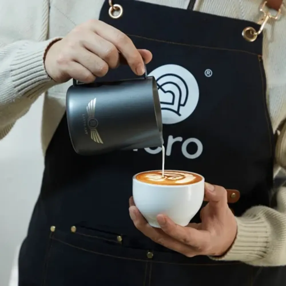 Питчер молочник 600 мл COLOR LATTE ART серый d 9,2/7,9 см h11,2 см нерж. ZeroHero