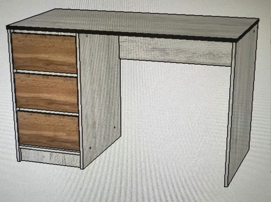 Стол письменный ВЕКТ-2 левый