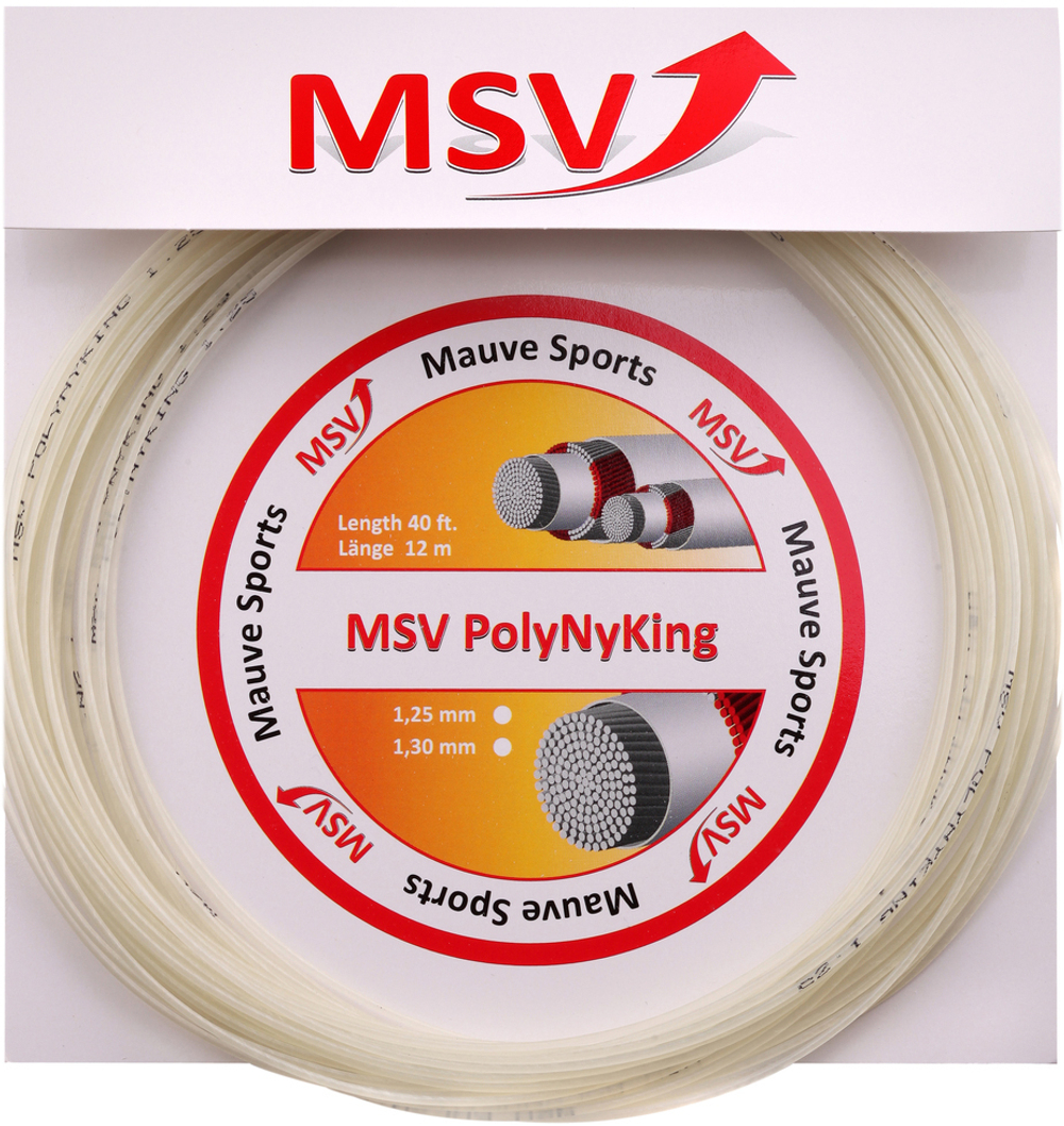 Теннисные струны MSV PolyNyKing (12 m) - natural