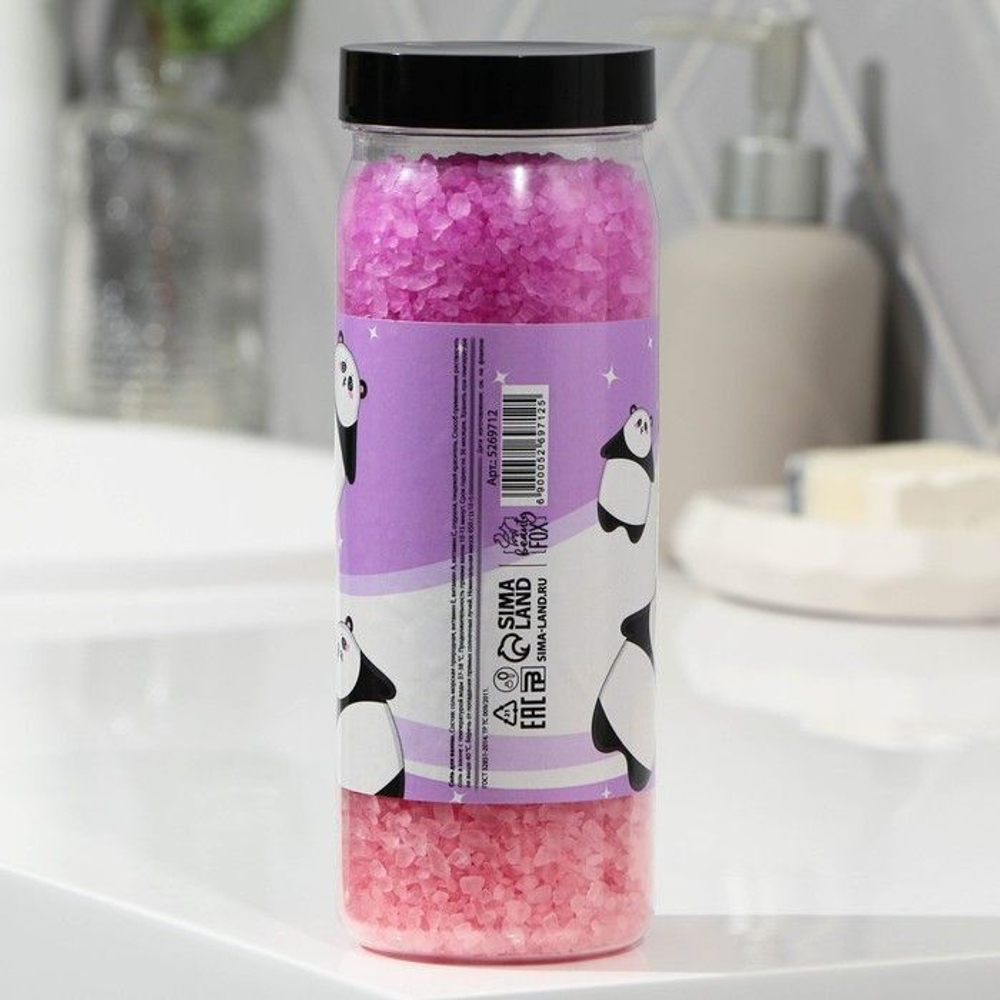 Соль для ванны «Противогрустин» с ягодным ароматом - 650 гр. (Цвет: не задано)