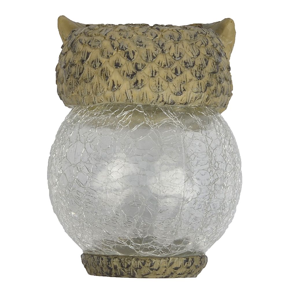 USL-S-813-GT160 OWL Садовый светильник на солнечной батарее Сова. 1 светодиод. Белый свет. 1xАА Ni-Mh аккумулятор в-к. IP44. TM Uniel