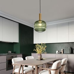 Подвесной светильник Ferm Living chinese lantern A Brass / Green