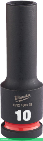 Головка ударная Milwaukee Shockwave 1/2" 10мм (4932480328)