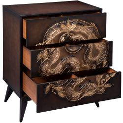 Комод Яблоко Евы с 3 ящиками Каштан