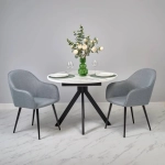 Стул Bradex Home Frida серо-синяя рогожка