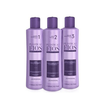 Набор для кератинового выпрямления Plastica Dos Fios Professional Cadiveu, 300 мл