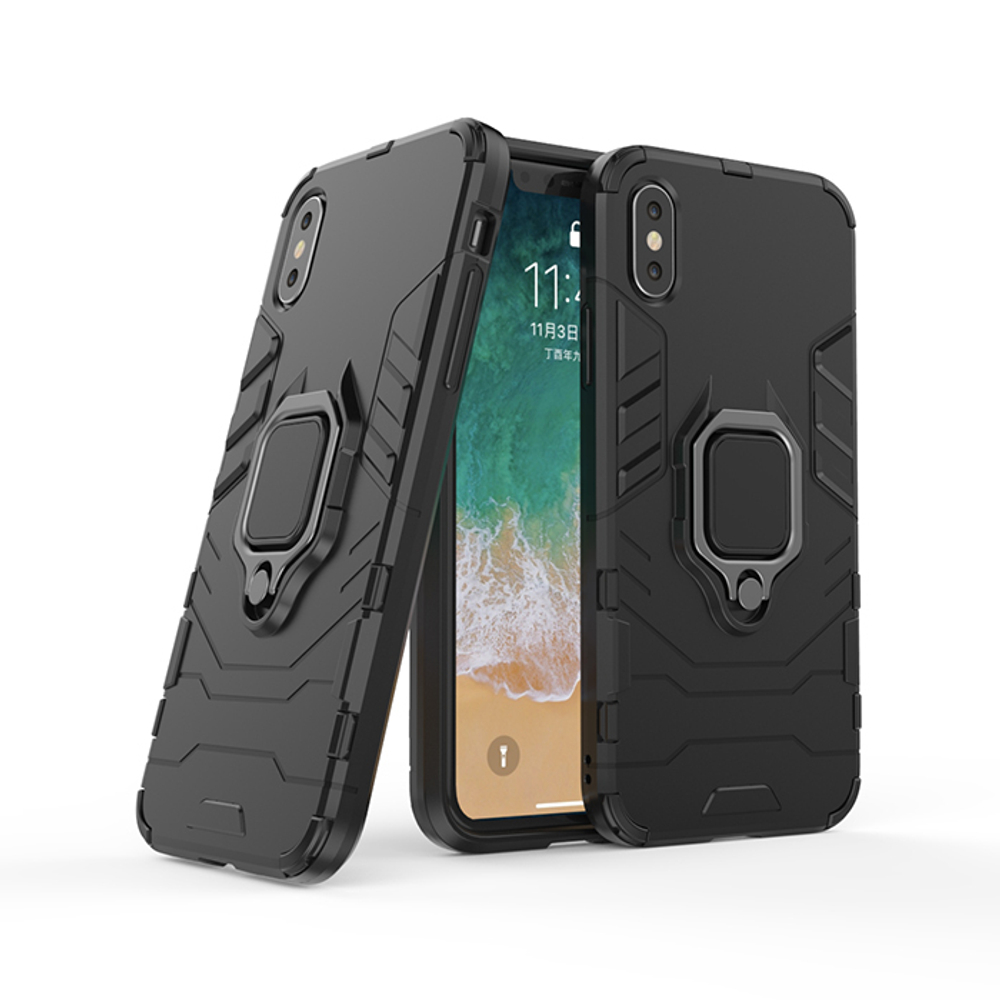 Противоударный чехол с кольцом Panther Case для iPhone X / XS