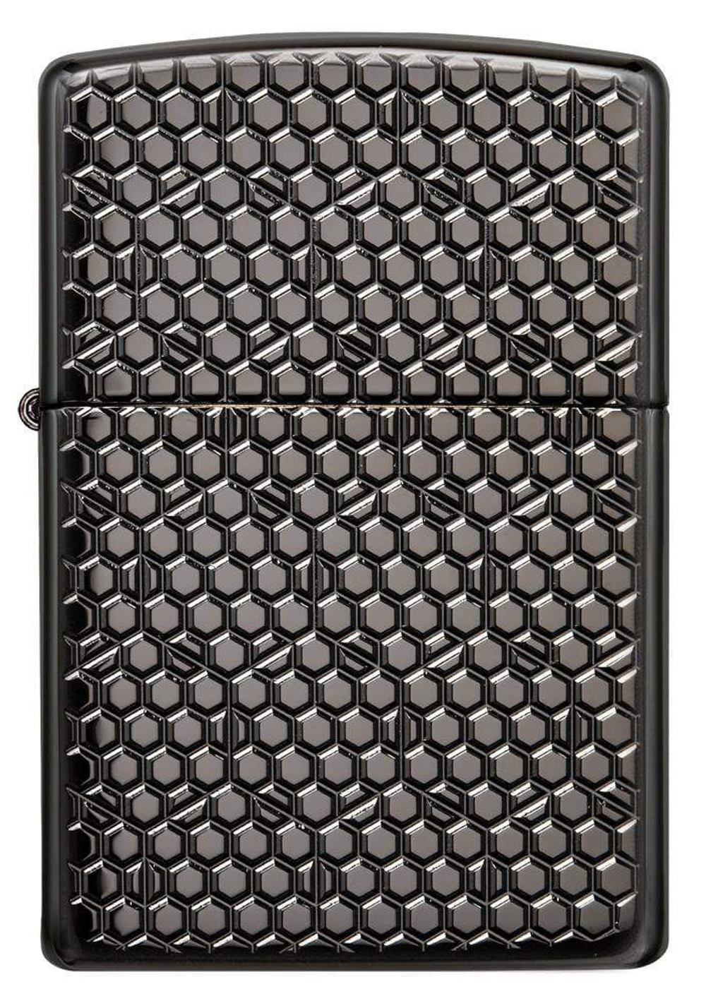 Зажигалка Armor™ Black Ice® Hexagon Design ZIPPO 49021