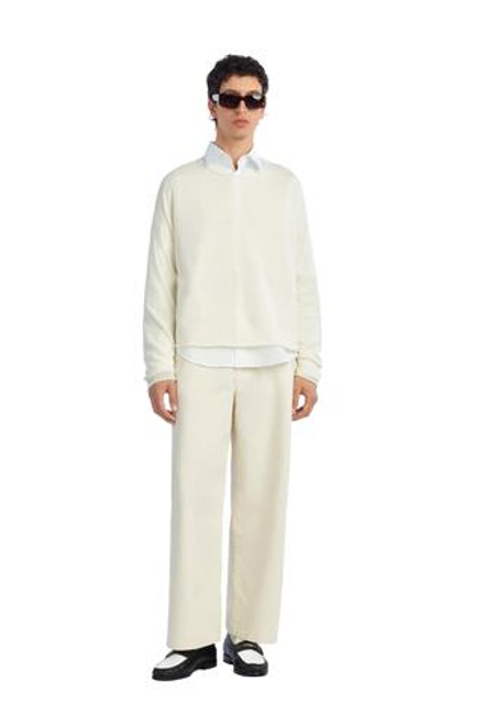 ZARA X BENITO ANTONIO СВИТЕР УКОРОЧЕННОГО КРОЯ, ЭКРЮ