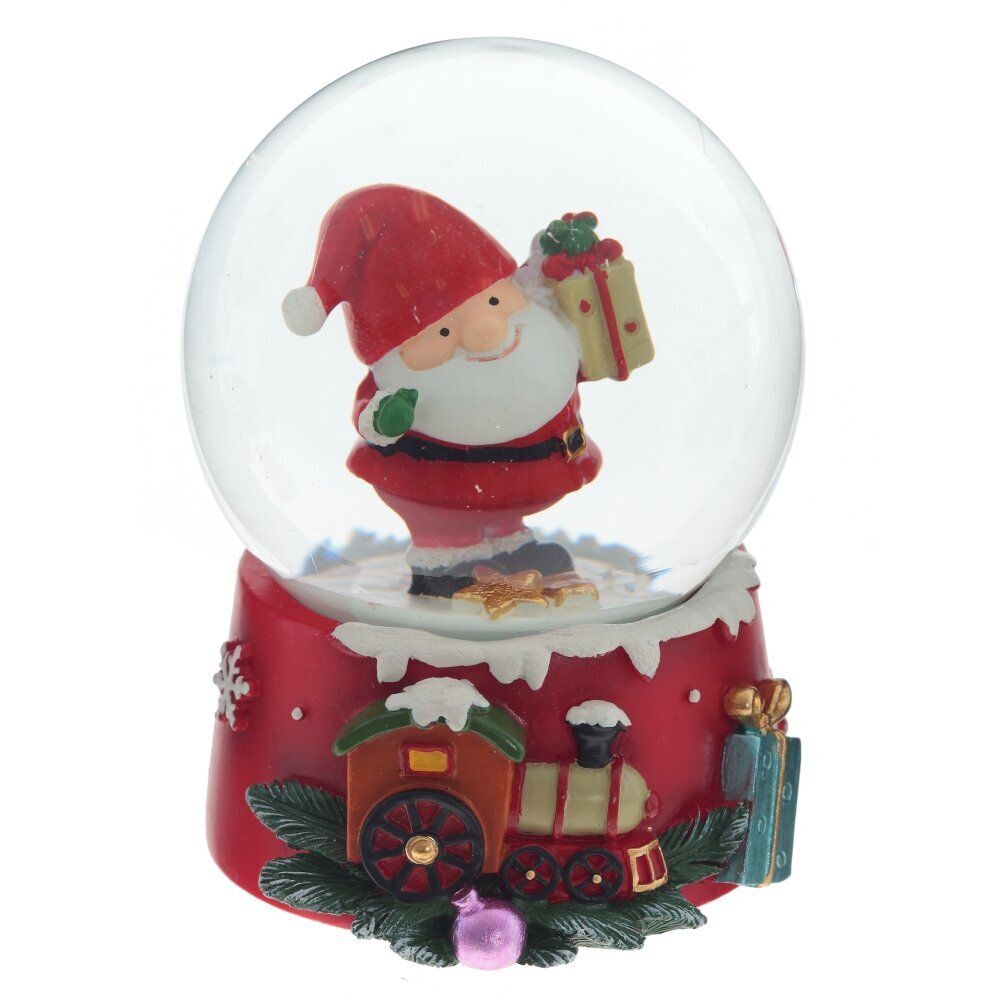 GAEM Фигурка декор в стекл шаре "Гном", D6 см, L7 W7 H8,5 см, 2в.