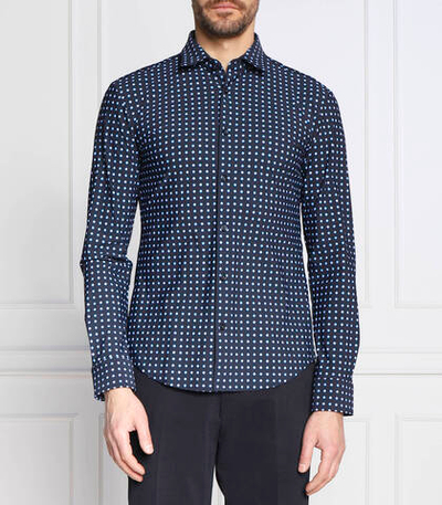 рубашка roan_f BOSS BLACK - темно-синий(50483716)