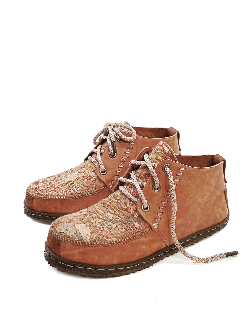 Ботинки кожаные "Light Brown"