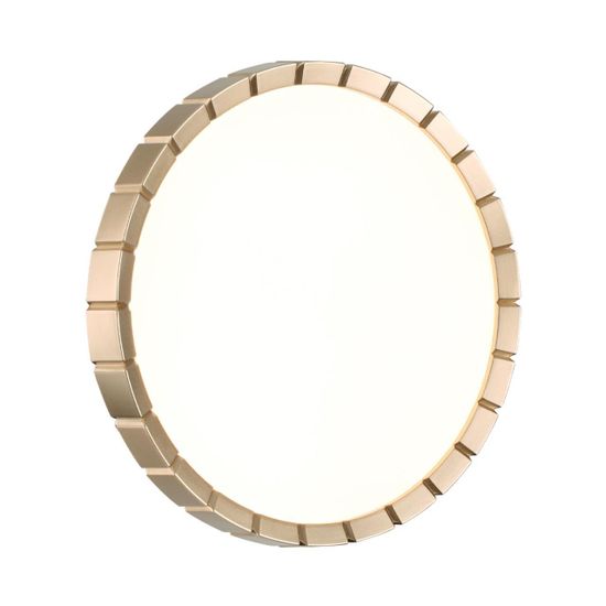 7648/CL PALE SN 142 Светильник пластик/белый/золотой LED 30Вт 4000К D336 IP43 ATABI GOLD