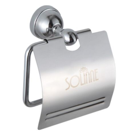 Держатель для туалетной бумаги, мет-л, хром, Solinne, 3086 2512.016