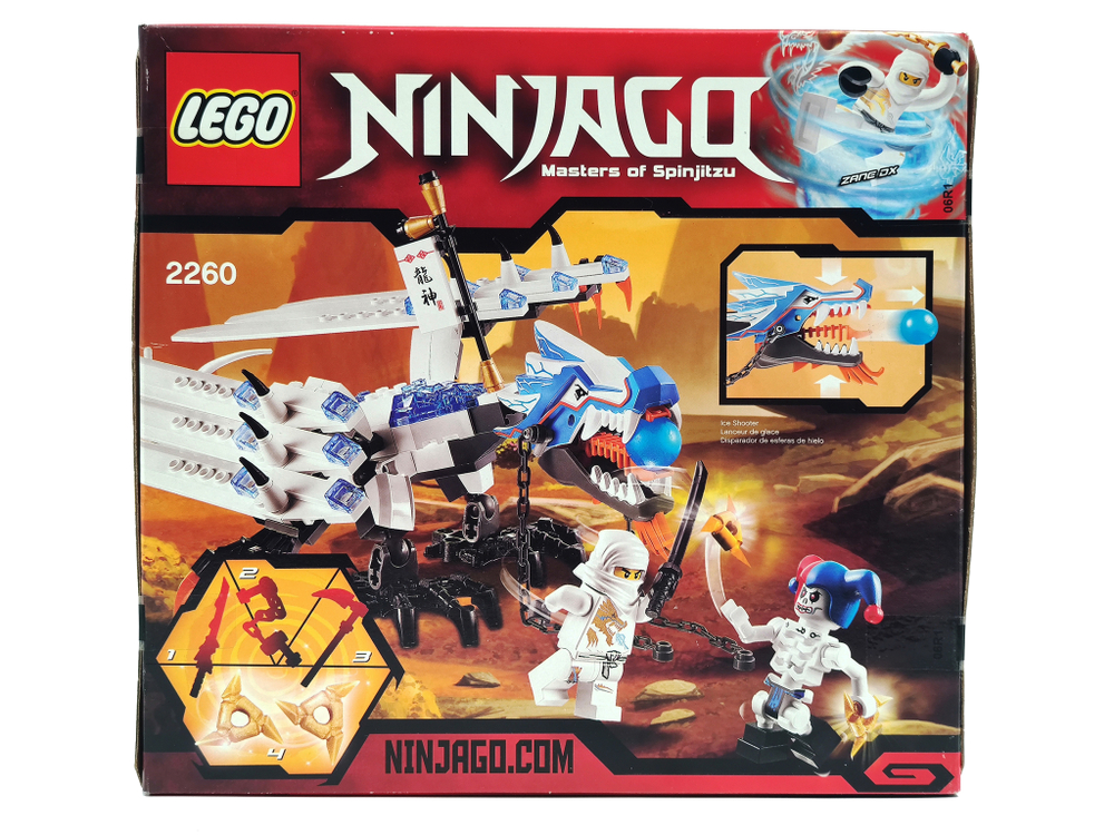 Lego 2260 ninjago ice dragon attack deals