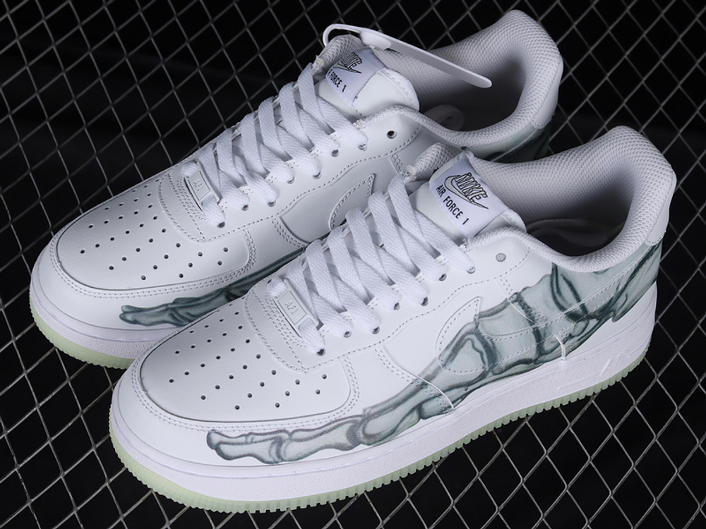 Nike air force 1 low skeleton halloween top