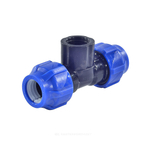 Тройник компрессионный ПЭ Дн 25х3/4"х25 ВР Ру16 VALFEX 1210012503425