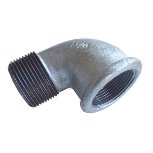 Угольник чуг.оцинк. 90гр. DN15 PN16 м-шт