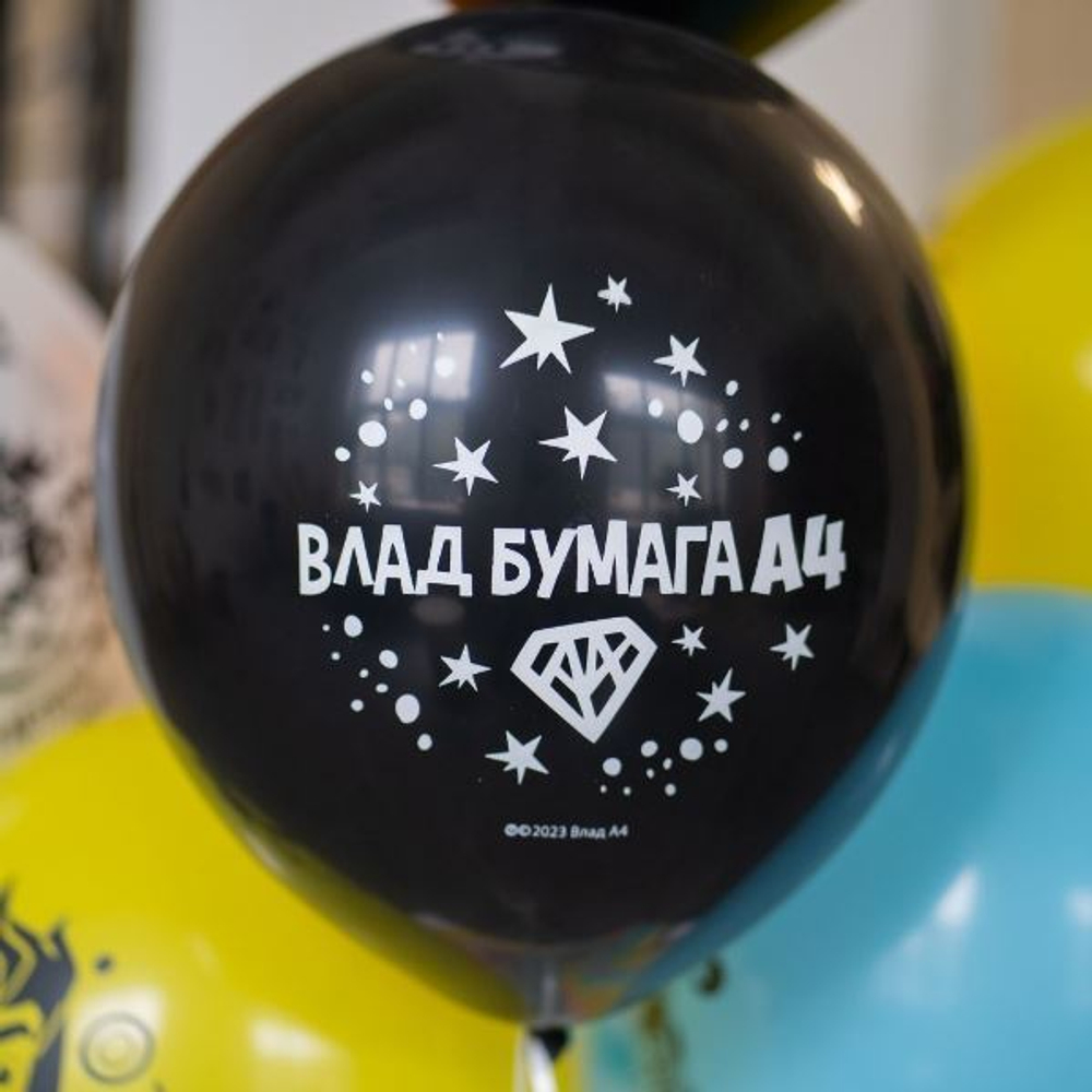 Шар 12" Ассорти Влад А4 ND PLAY 5 шт