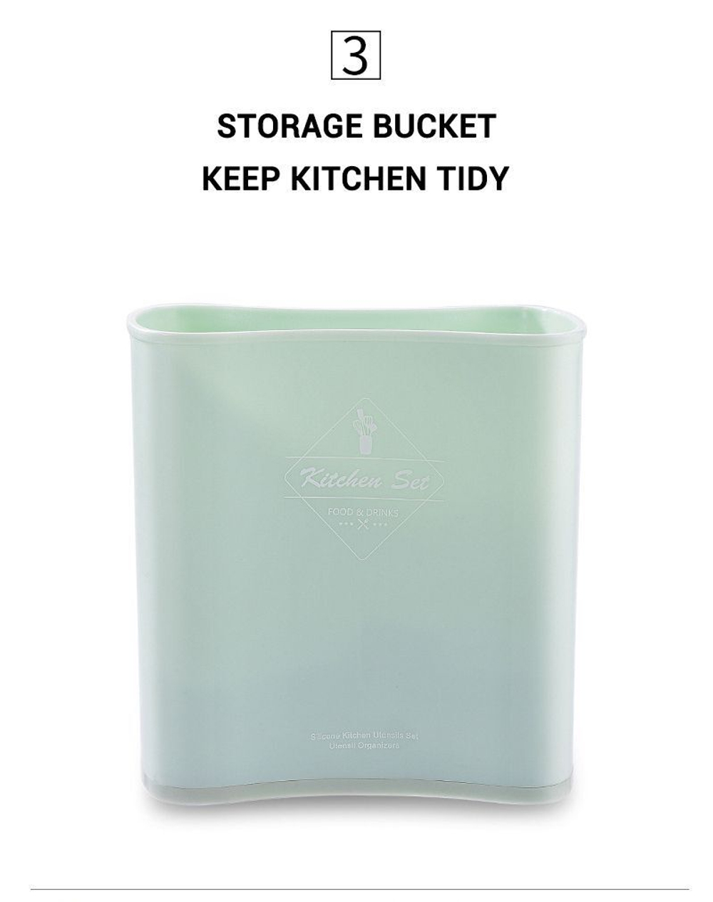 Набор кухонных принадлежностей из 13 предметов, с подставкой