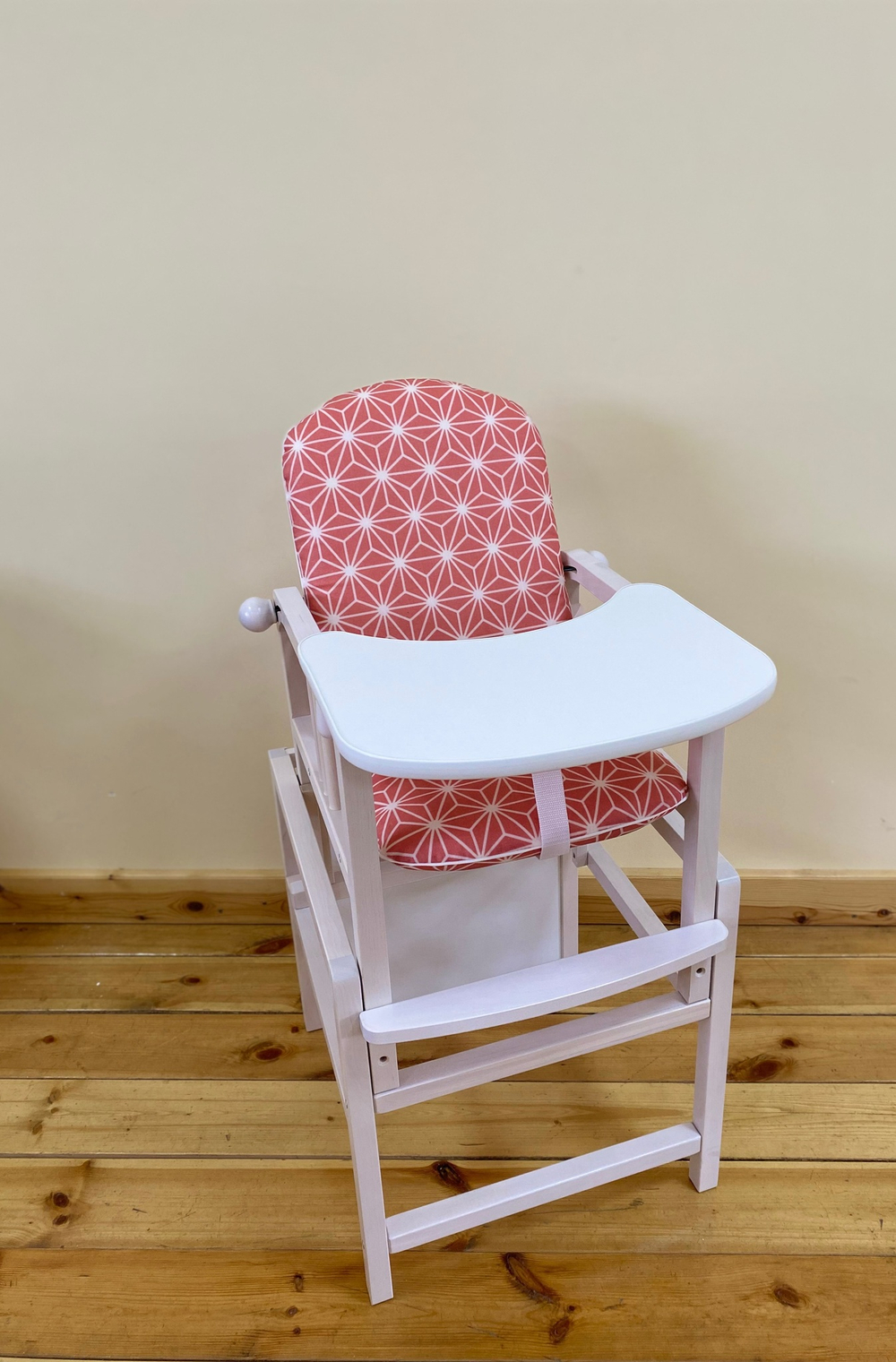 Стул трансформируемый с мягкими элементами GIMLI, розовый