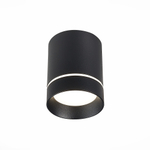 ST115.432.07 Светильник потолочный Черный LED 1*7W 3000K 490Lm Ra&gt;90 120° IP20 D79xH100 170-240V