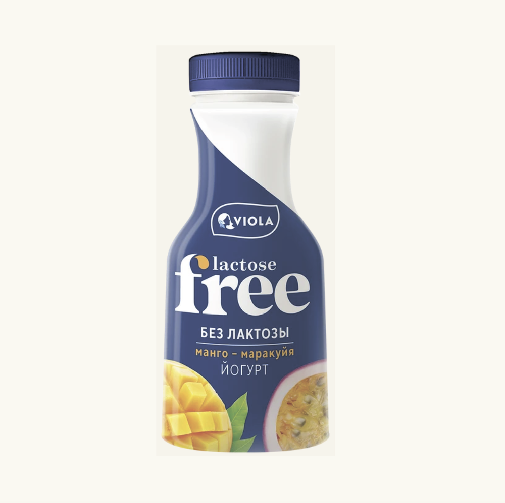 Йогурт питьевой БЕЗЛАКТОЗНЫЙ VIOLA FREE
