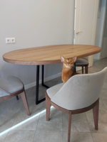 Овальный стол из массива ясеня