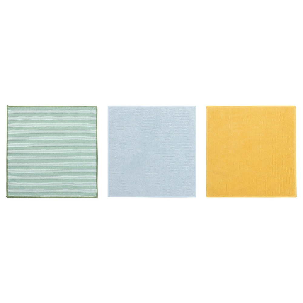 Набор салфеток из микрофибры IKEA PEPPRIG (ПЕППРИГ), 28x28 см, 3 шт