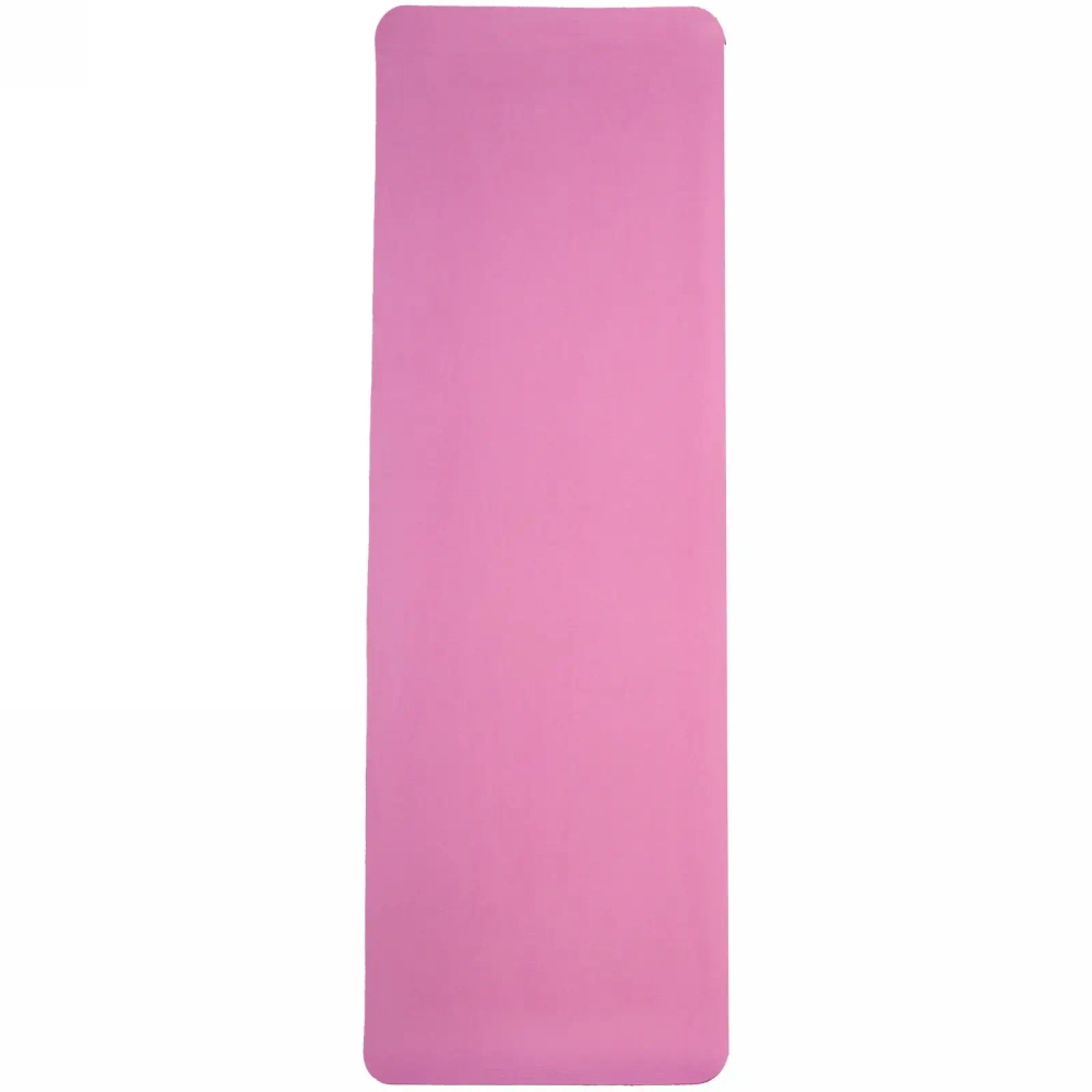 Коврик для йоги 6мм 61*183 см «Гармония» 2х сторонний, розовый/св.розовый